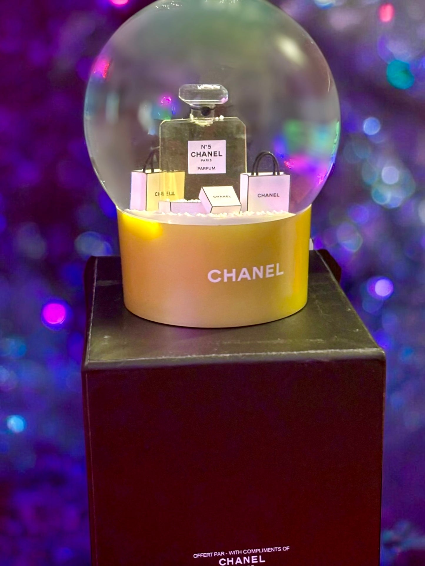 Chanel Authentic Limited Edition Rare Snow Globe