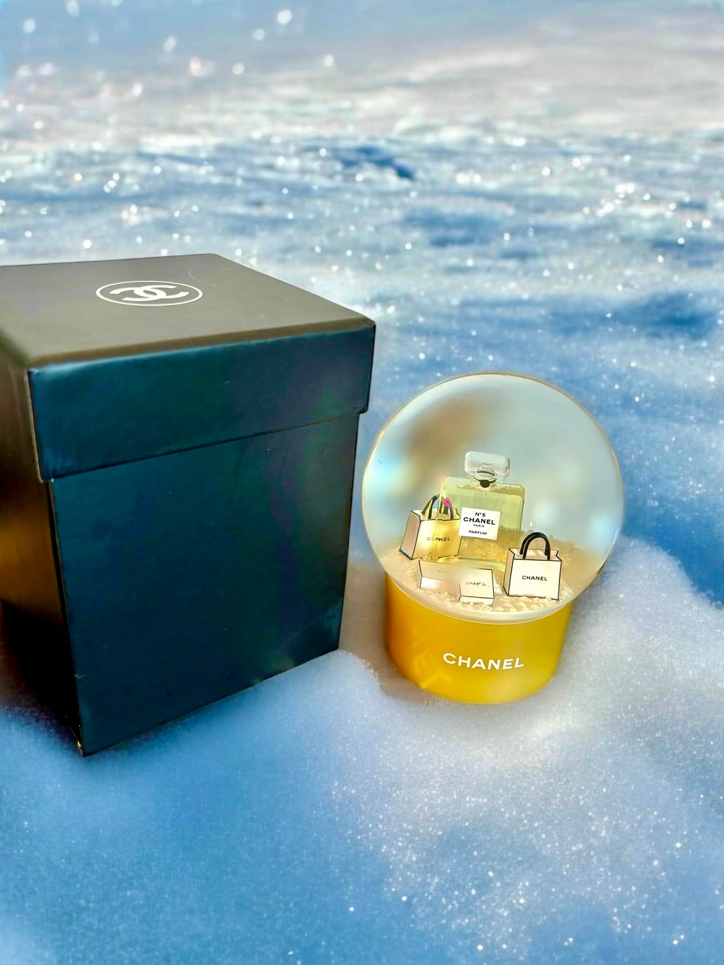 Chanel Authentic Limited Edition Rare Snow Globe