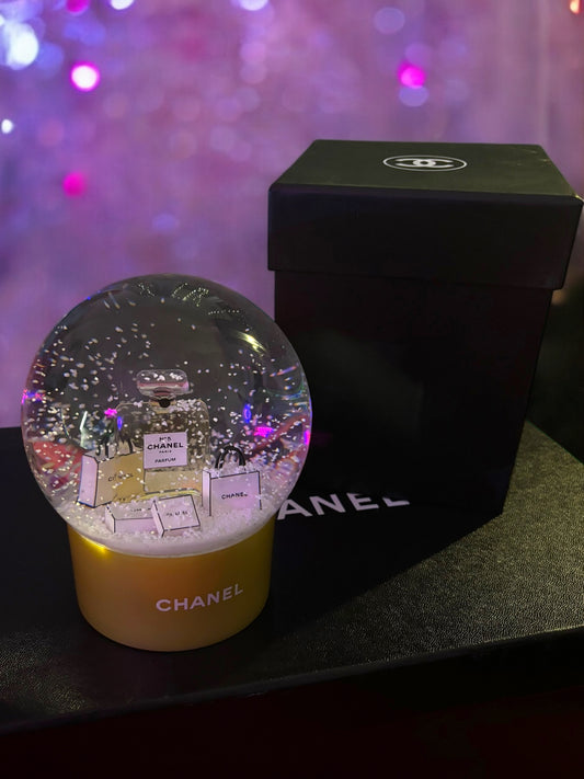 Chanel Authentic Limited Edition Rare Snow Globe
